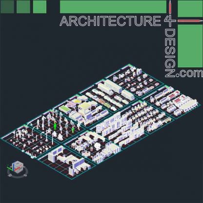 Мебель для autocad 3d