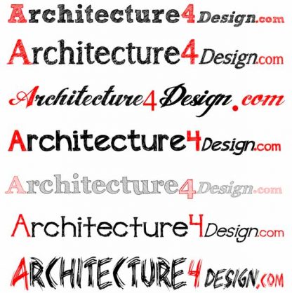 architectural sketch fonts lettering