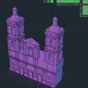 Classical architecture 3D models