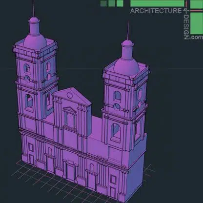 Classical architecture 3D models