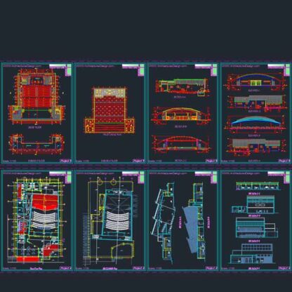 auditorium plans and sections