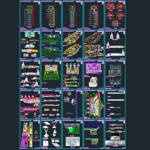 Airport architectural design- Autocad plans
