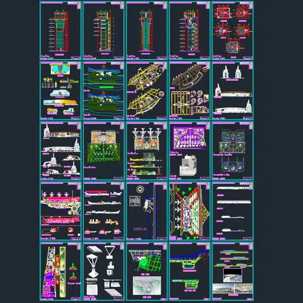 Airport architectural design- Autocad plans