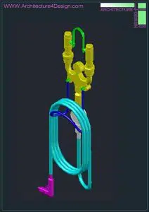 3d model of fuel nozzle