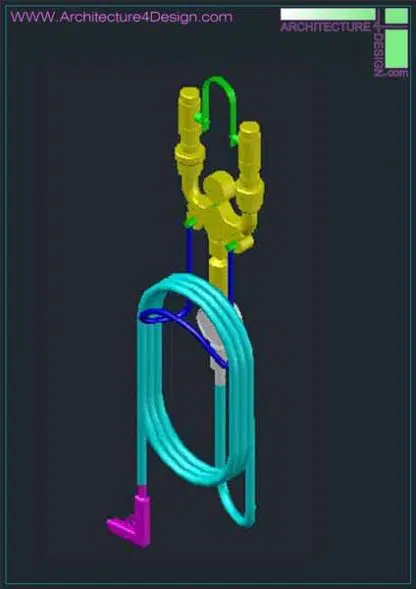 3d model of fuel nozzle