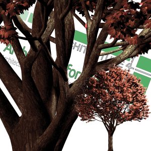 high-resolution cut-out trees for rendering