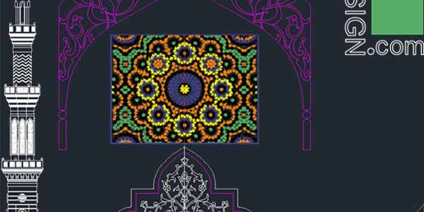 AutoCad collection of Islamic decoration pieces AutoCad collection of Islamic decoration pieces