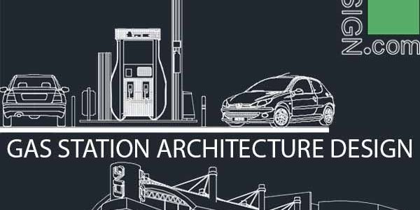 Fuel filling stations architecture design, a collection of 19 gas stations designs (Autocad drawings) Fuel filling stations architecture design, a collection of 19 gas stations designs (Autocad drawings)