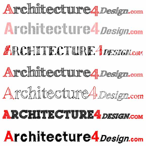 64 sketch fonts for architectural presentation | Architecture for Design