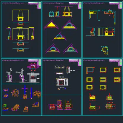 fireplace design double sided
