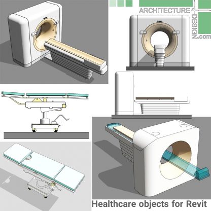 revit Mri and Xray equipment families