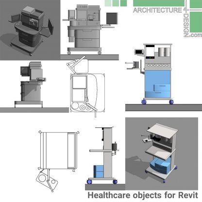 revit treatment room furniture families