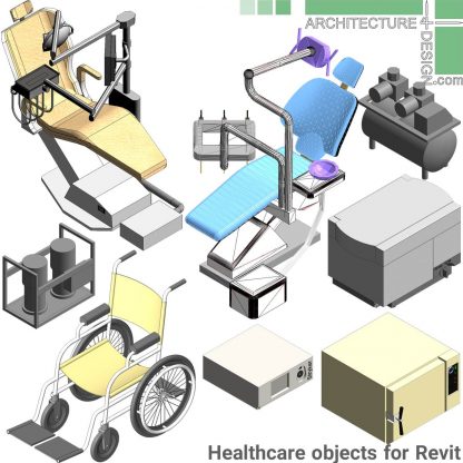 Revit dental office equipment families