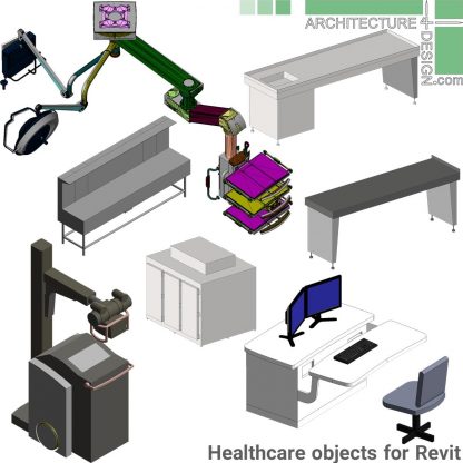 Revit veterinary equipment families