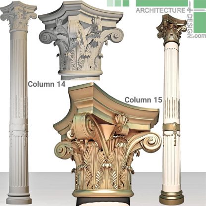 3D model of Corinthian column