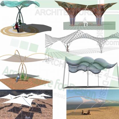 Canopy designs, SketchUp 3D models