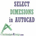 Select all dimensions in Autocad