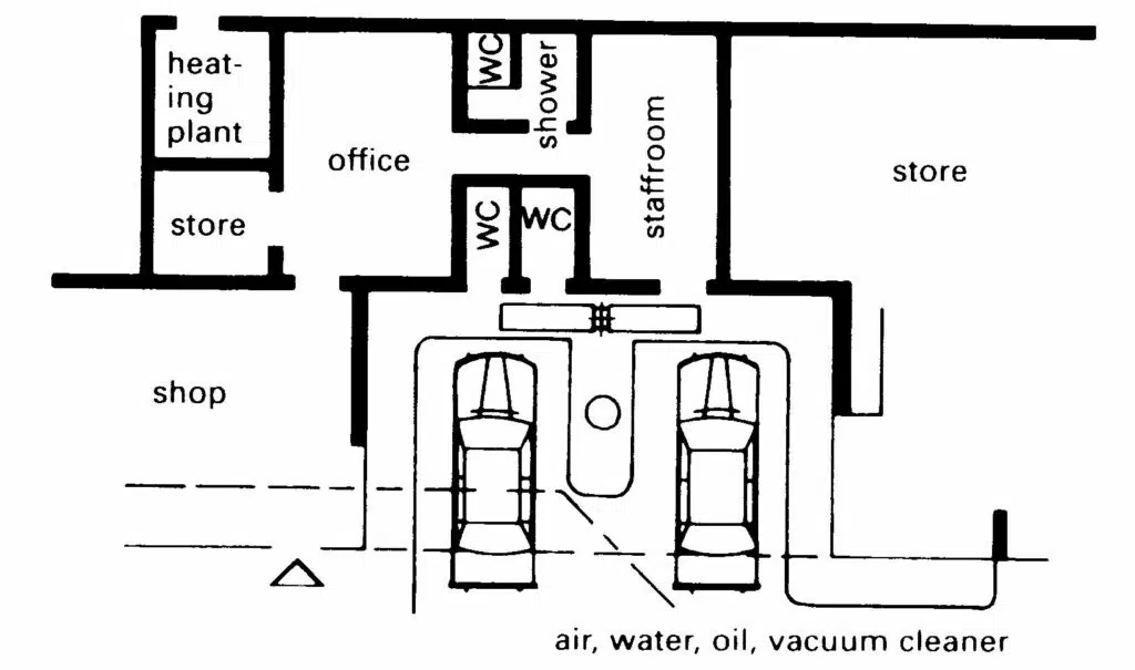 Fast-service filling station