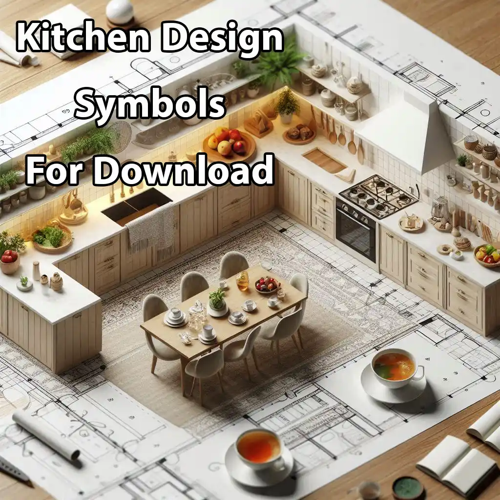 Kitchen design symbols for download