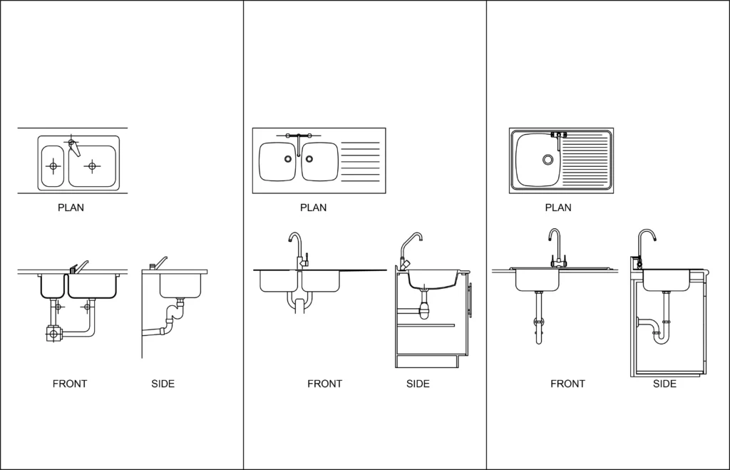 Sink drawings